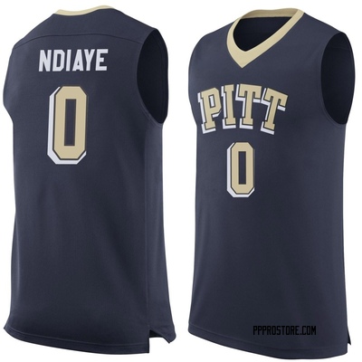 Men's Amdy Ndiaye Pittsburgh Panthers Replica Pitt Basketball Jersey - Navy