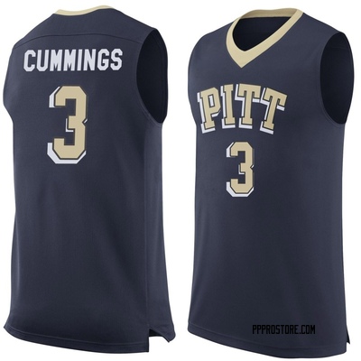 Men's Brandin Cummings Pittsburgh Panthers Replica Pitt Basketball Jersey - Navy