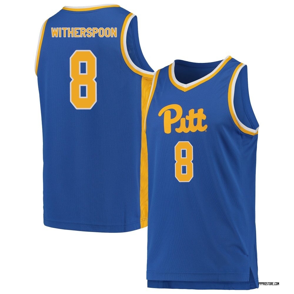 Men's Omari Witherspoon Pittsburgh Panthers Replica Pitt Basketball Jersey - Royal