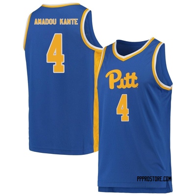 Men's Papa Amadou Kante Pittsburgh Panthers Replica Pitt Basketball Jersey - Royal