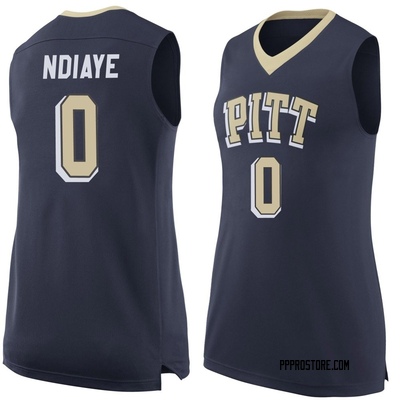 Women's Amdy Ndiaye Pittsburgh Panthers Replica Pitt Basketball Jersey - Navy