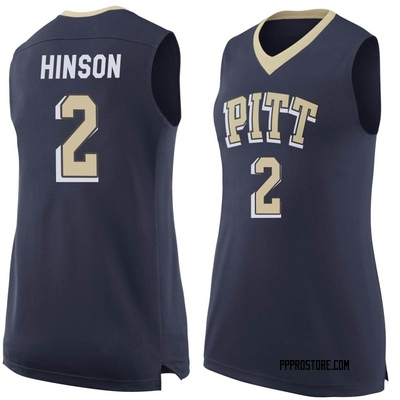 Women's Blake Hinson Pittsburgh Panthers Replica Pitt Basketball Jersey - Navy
