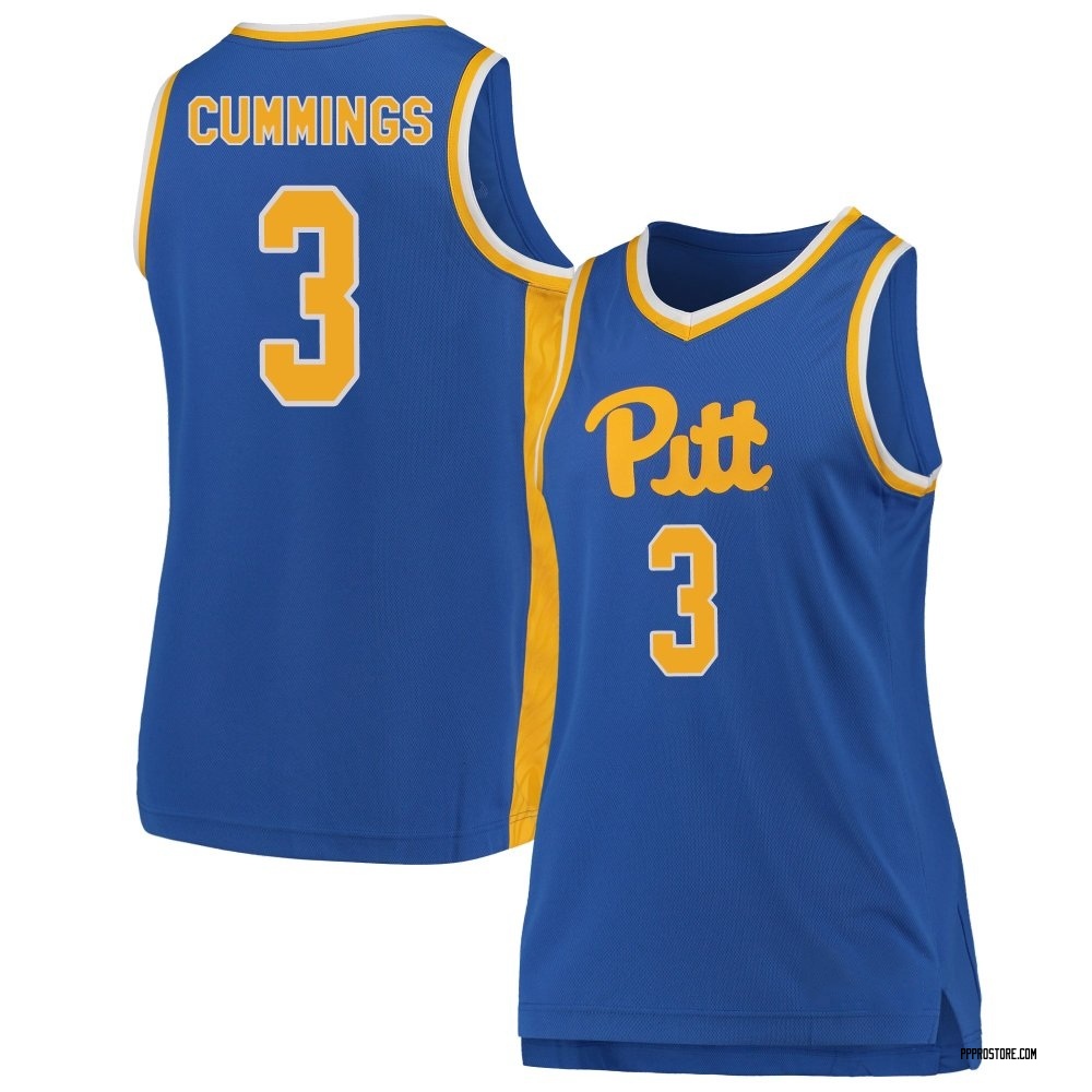 Women's Brandin Cummings Pittsburgh Panthers Replica Pitt Basketball Jersey - Royal