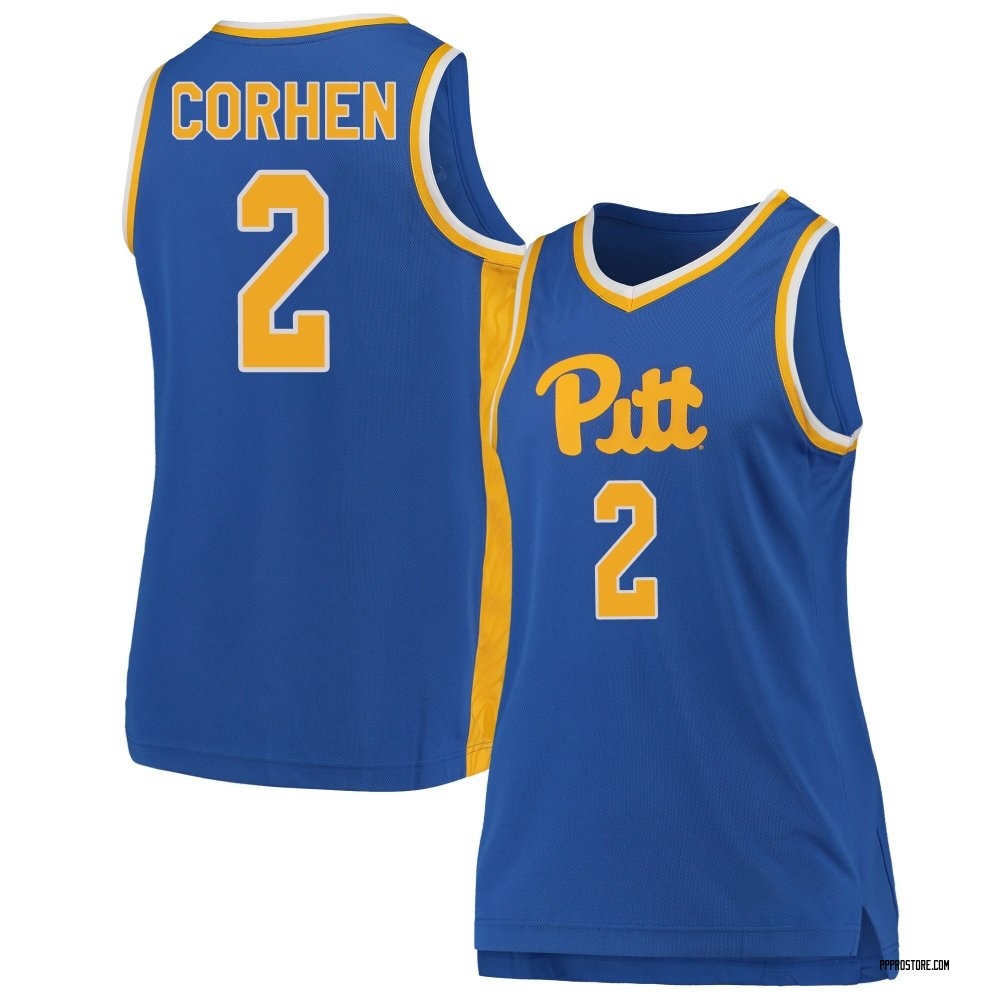 Women's Cameron Corhen Pittsburgh Panthers Replica Pitt Basketball Jersey - Royal