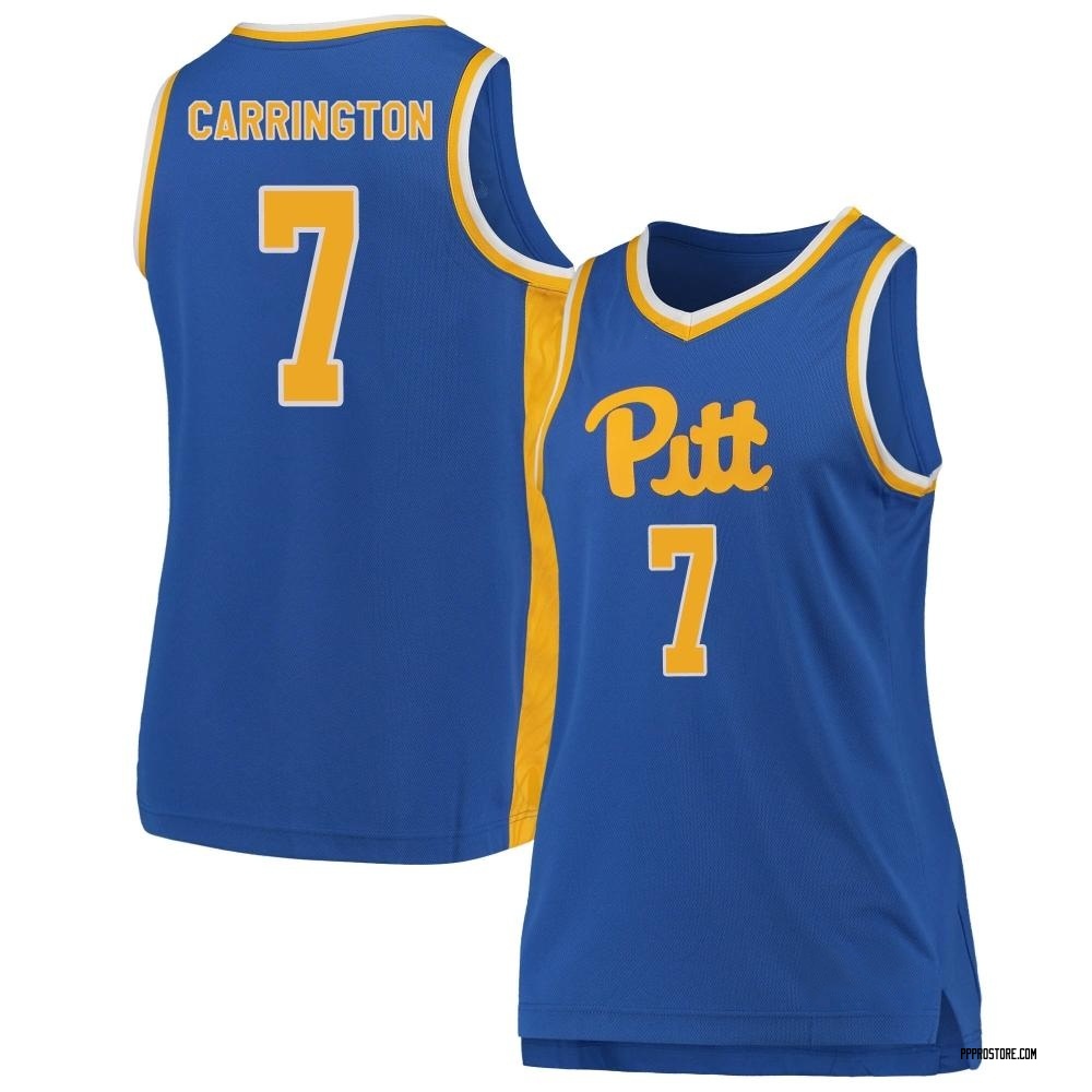 Women's Carlton Carrington Pittsburgh Panthers Replica Pitt Basketball Jersey - Royal