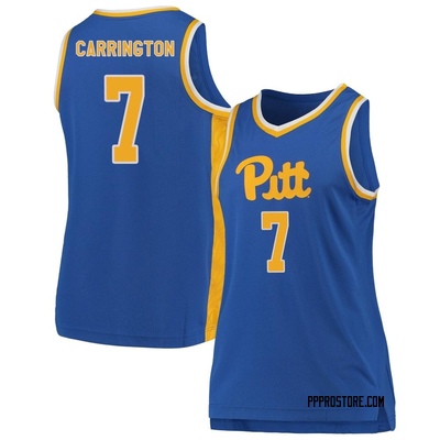 Women's Carlton Carrington Pittsburgh Panthers Replica Pitt Basketball Jersey - Royal