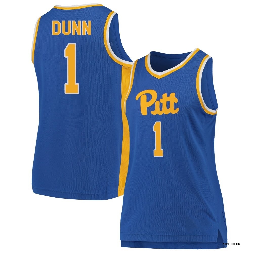 Women's Damian Dunn Pittsburgh Panthers Replica Pitt Basketball Jersey - Royal