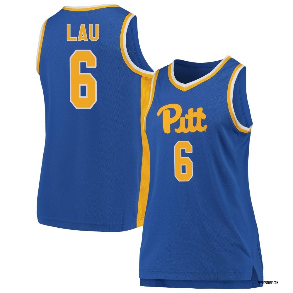 Women's Henry Lau Pittsburgh Panthers Replica Pitt Basketball Jersey - Royal
