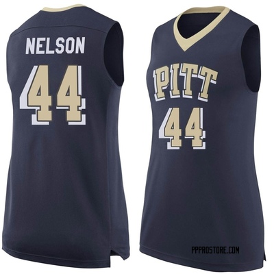 Women's Jajuan Nelson Pittsburgh Panthers Replica Pitt Basketball Jersey - Navy