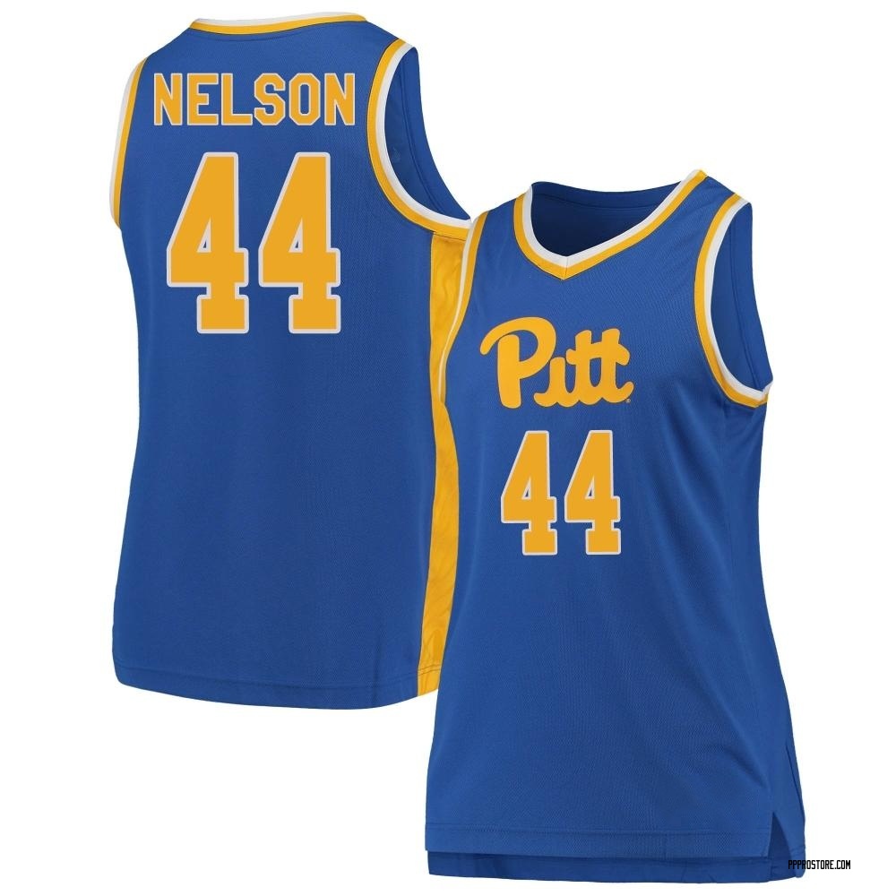 Women's Jajuan Nelson Pittsburgh Panthers Replica Pitt Basketball Jersey - Royal