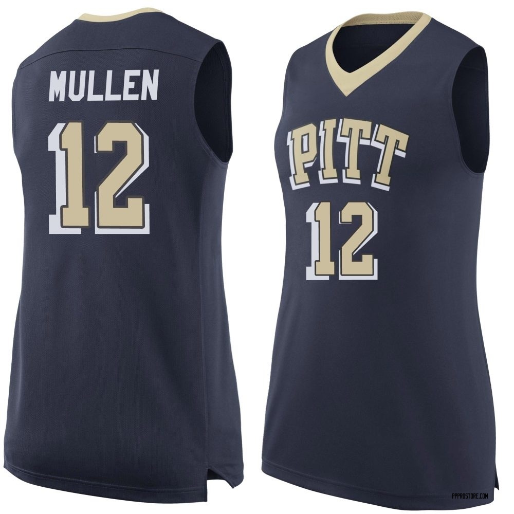 Women's Kieran Mullen Pittsburgh Panthers Replica Pitt Basketball Jersey - Navy