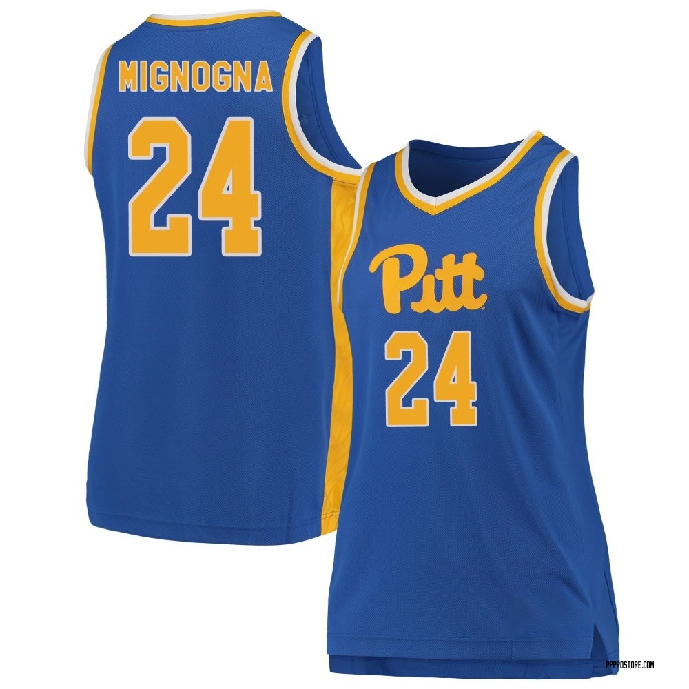 Women's Liam Mignogna Pittsburgh Panthers Replica Pitt Basketball Jersey - Royal