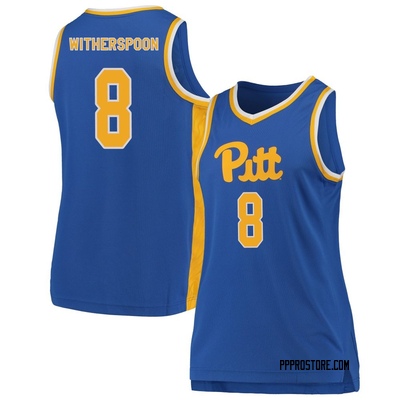 Women's Omari Witherspoon Pittsburgh Panthers Replica Pitt Basketball Jersey - Royal