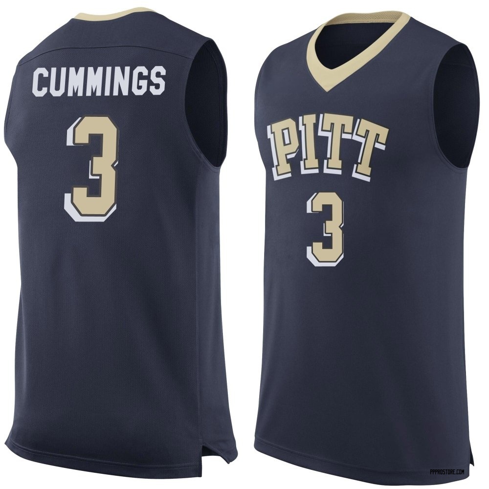 Youth Brandin Cummings Pittsburgh Panthers Replica Pitt Basketball Jersey - Navy