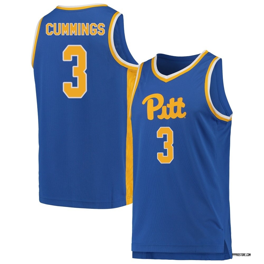 Youth Brandin Cummings Pittsburgh Panthers Replica Pitt Basketball Jersey - Royal
