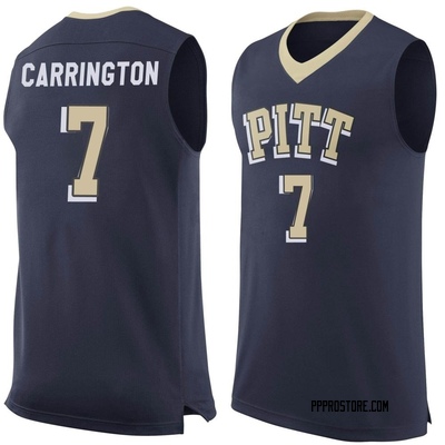 Youth Carlton Carrington Pittsburgh Panthers Replica Pitt Basketball Jersey - Navy