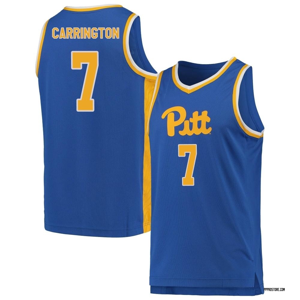 Youth Carlton Carrington Pittsburgh Panthers Replica Pitt Basketball Jersey - Royal