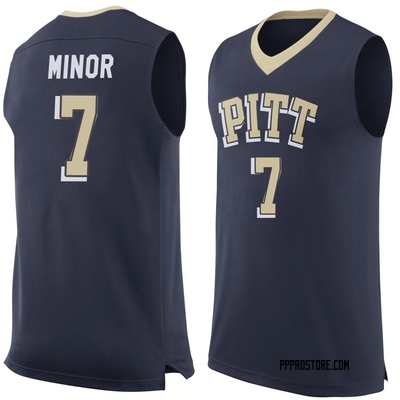 Youth Damarco Minor Pittsburgh Panthers Replica Pitt Basketball Jersey - Navy