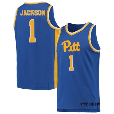 Youth Dishon Jackson Pittsburgh Panthers Replica Pitt Basketball Jersey - Royal