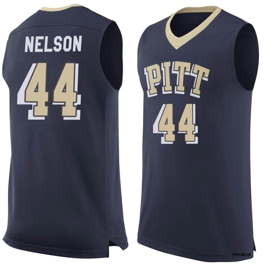 Youth Jajuan Nelson Pittsburgh Panthers Replica Pitt Basketball Jersey - Navy