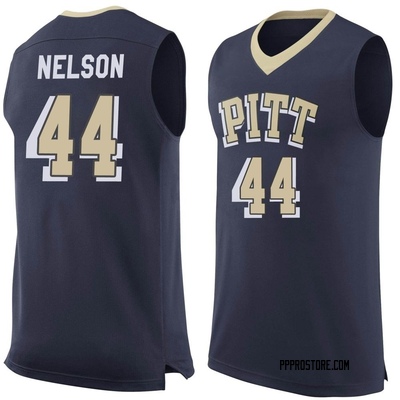 Youth Jajuan Nelson Pittsburgh Panthers Replica Pitt Basketball Jersey - Navy